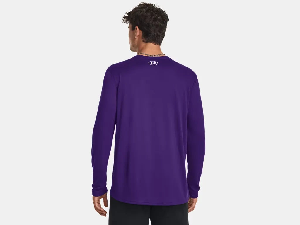Under Armour Men's Team Tech Long Sleeve Purple - 2