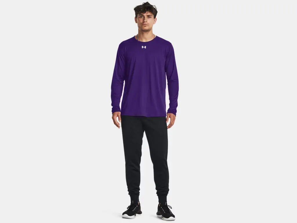 Under Armour Men's Team Tech Long Sleeve Purple - 3
