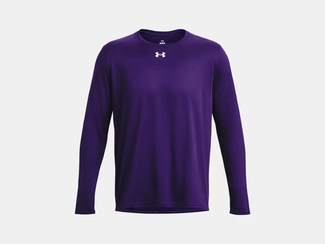 Under Armour Men's Team Tech Long Sleeve Purple - 4