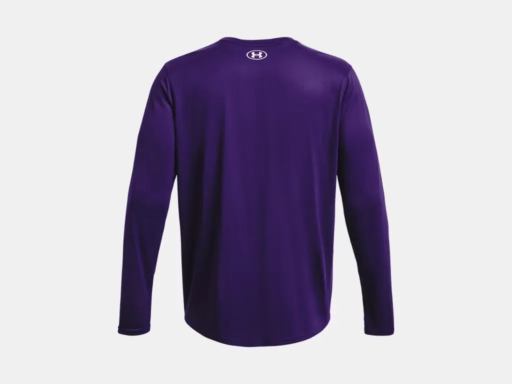 Under Armour Men's Team Tech Long Sleeve Purple - 5