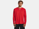 Under Armour Men's Team Tech Long Sleeve Red - 1
