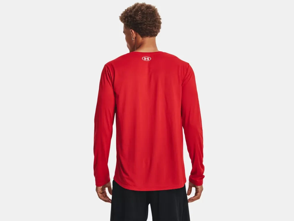Under Armour Men's Team Tech Long Sleeve Red - 2