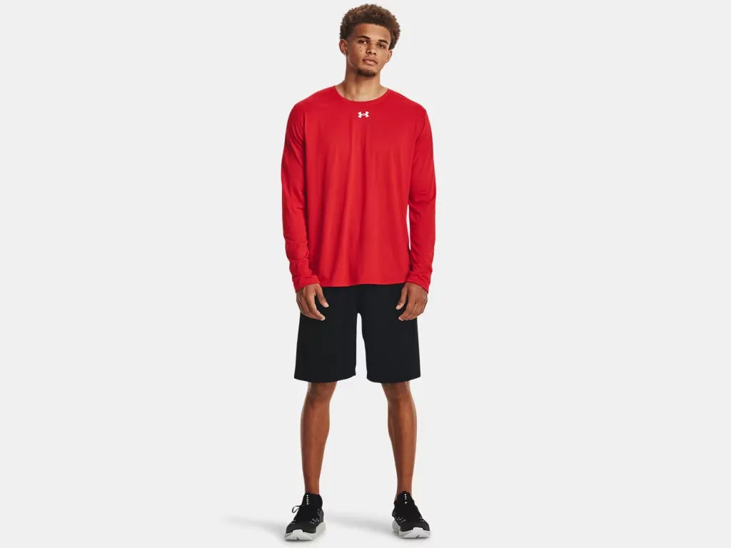 Under Armour Men's Team Tech Long Sleeve Red - 3