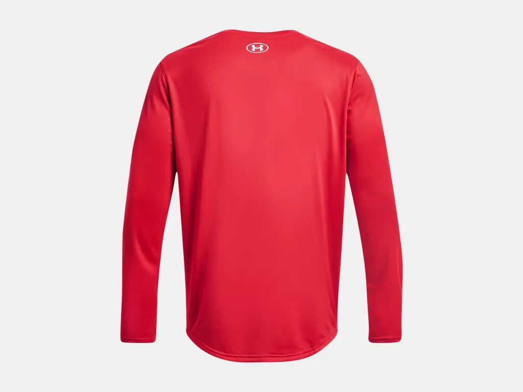 Under Armour Men's Team Tech Long Sleeve Red - 5