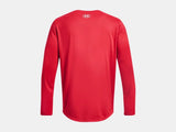 Under Armour Men's Team Tech Long Sleeve Red - 5