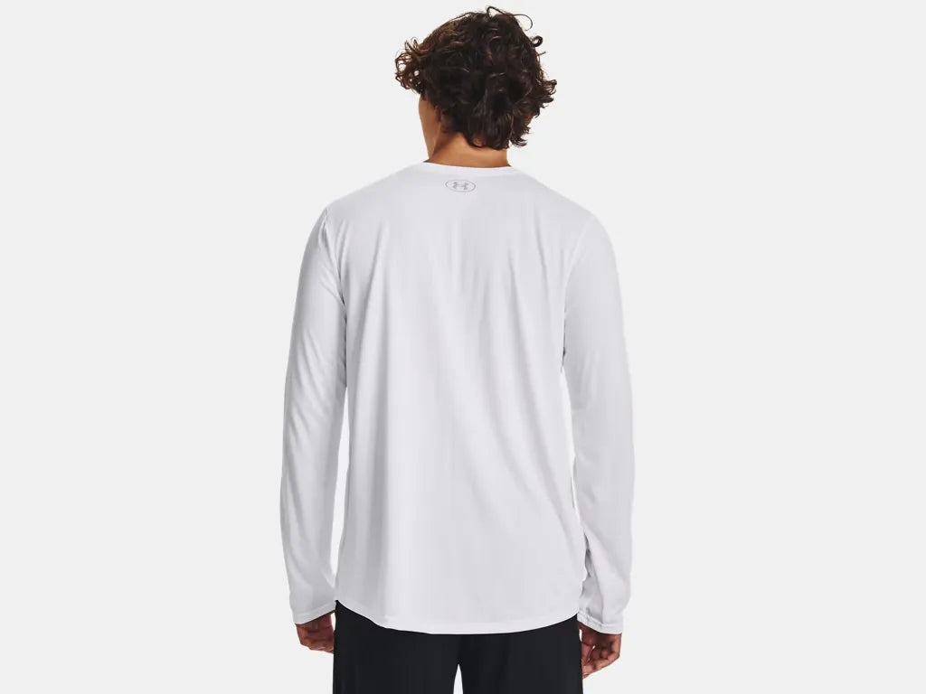 Under Armour Men's Team Tech Long Sleeve White - 2