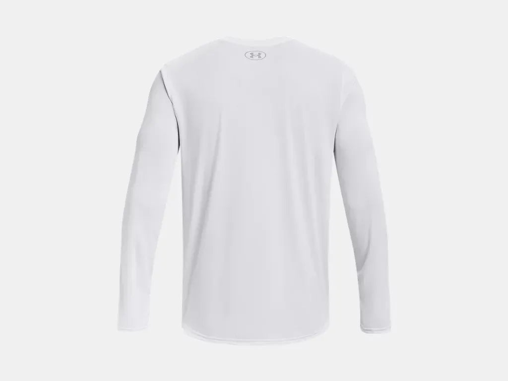 Under Armour Men's Team Tech Long Sleeve White - 5