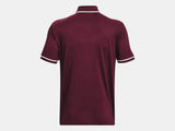 Under Armour Men's Team Tipped Polo Cardinal - 5
