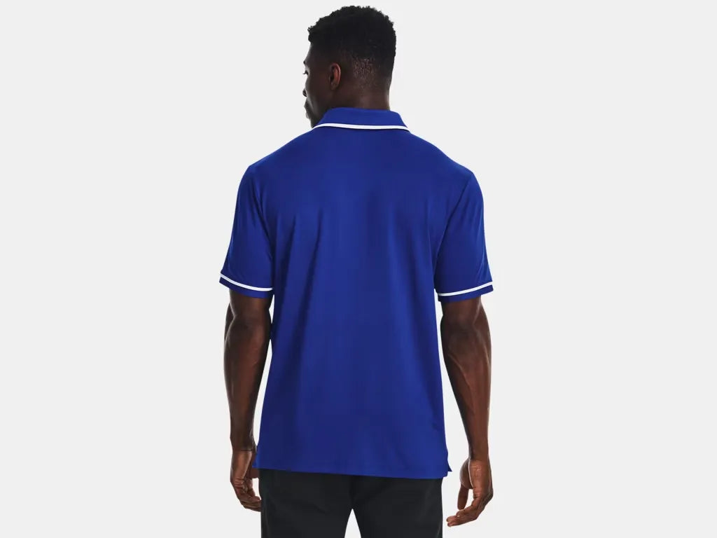 Under Armour Men's Team Tipped Polo Royal - 2