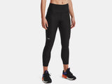 Under Armour Women's HeatGear No-Slip Waistband Ankle Leggings Black - 1