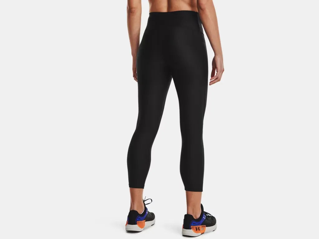 Under Armour Women's HeatGear No-Slip Waistband Ankle Leggings Black - 5