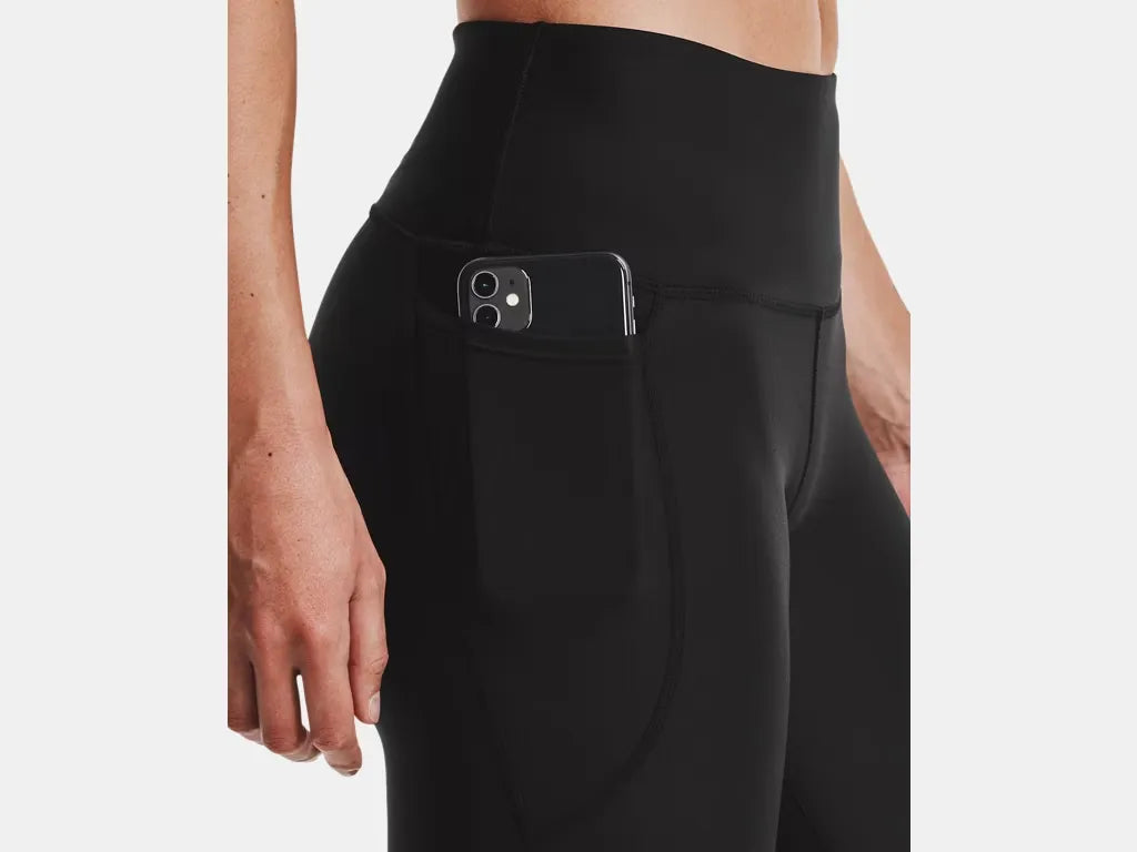 Under Armour Women's HeatGear No-Slip Waistband Ankle Leggings Black - 6