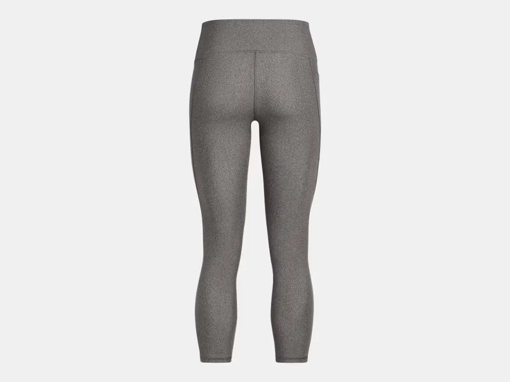 Under Armour Women's HeatGear No-Slip Waistband Ankle Leggings Charcoal - 3