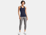 Under Armour Women's HeatGear No-Slip Waistband Ankle Leggings Charcoal - 4