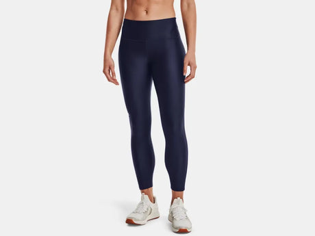 Under Armour Women's HeatGear No-Slip Waistband Ankle Leggings Midnight Navy - 1