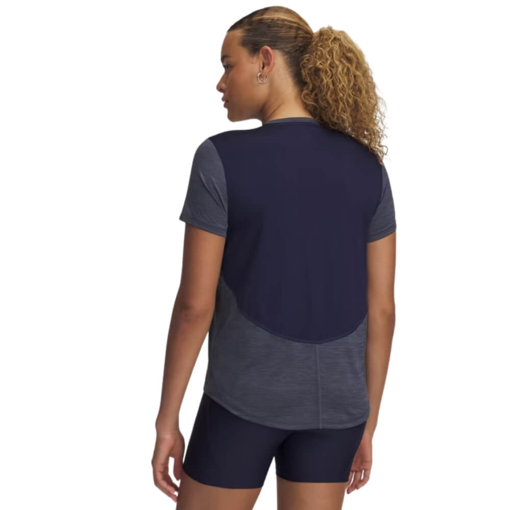 Under Armour Women's Tech Vent Short Sleeve Navy - 2