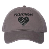 Volleystrong Classic Dad Hat Charcoal
