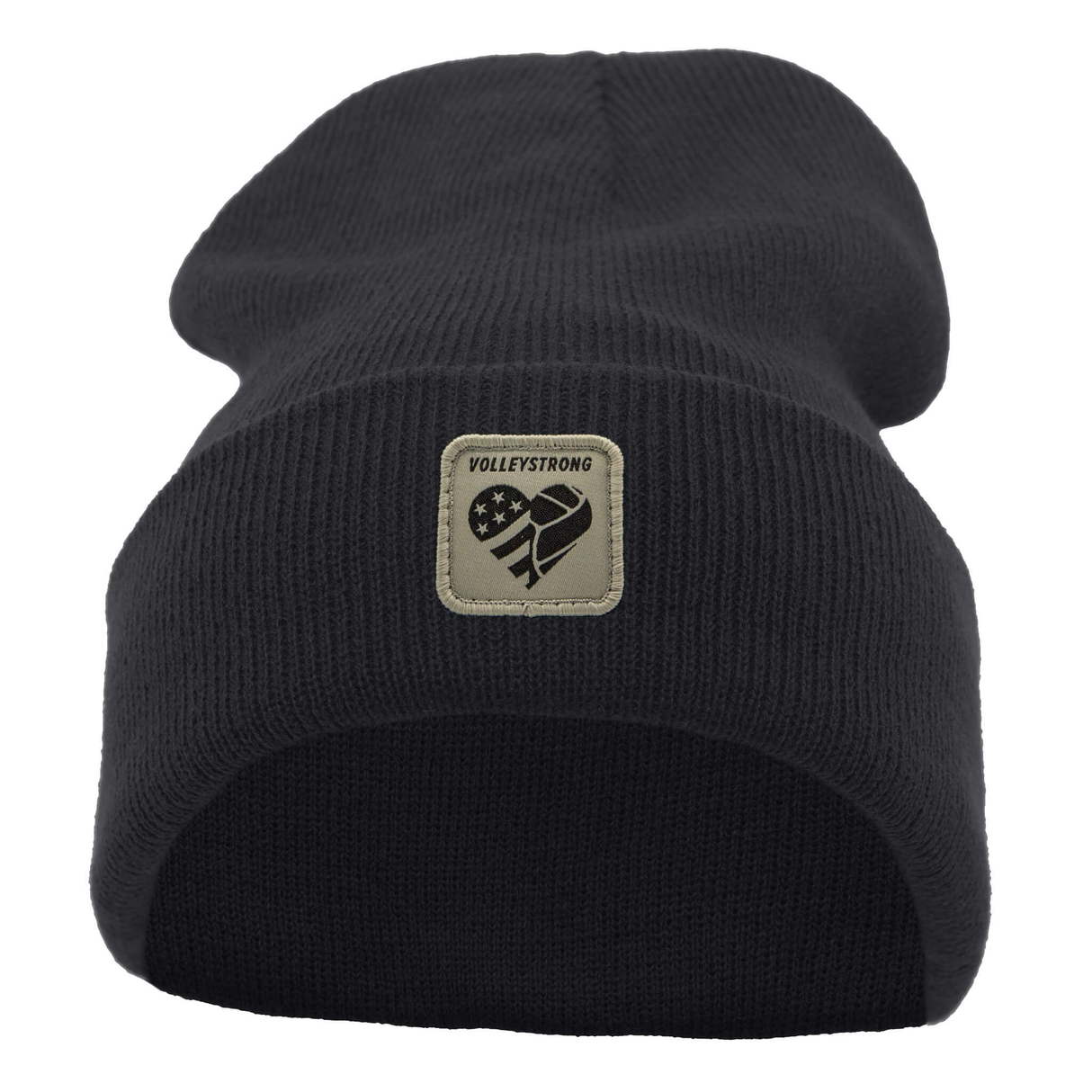 Volleystrong Classic Knit Beanie Black