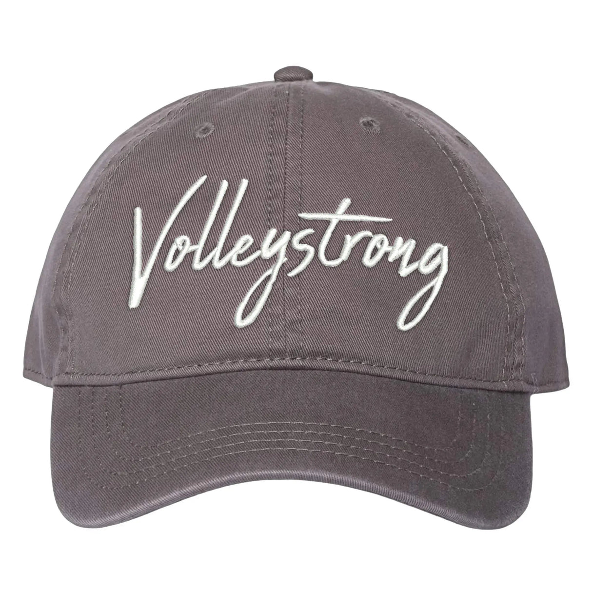 Volleystrong Signature Dad Hat Charcoal Volleystrong