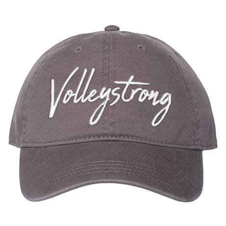 Volleystrong Signature Dad Hat Charcoal Volleystrong