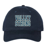 Volleystrong Collegiate Dad Hat Navy Volleystrong