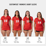 CustomFuze Women's Stocked Short Sleeve Volleyball Jersey