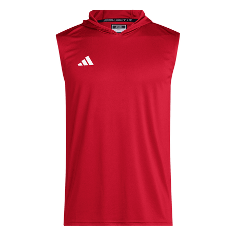 adidas D4T Sleeveless Hoodie Red