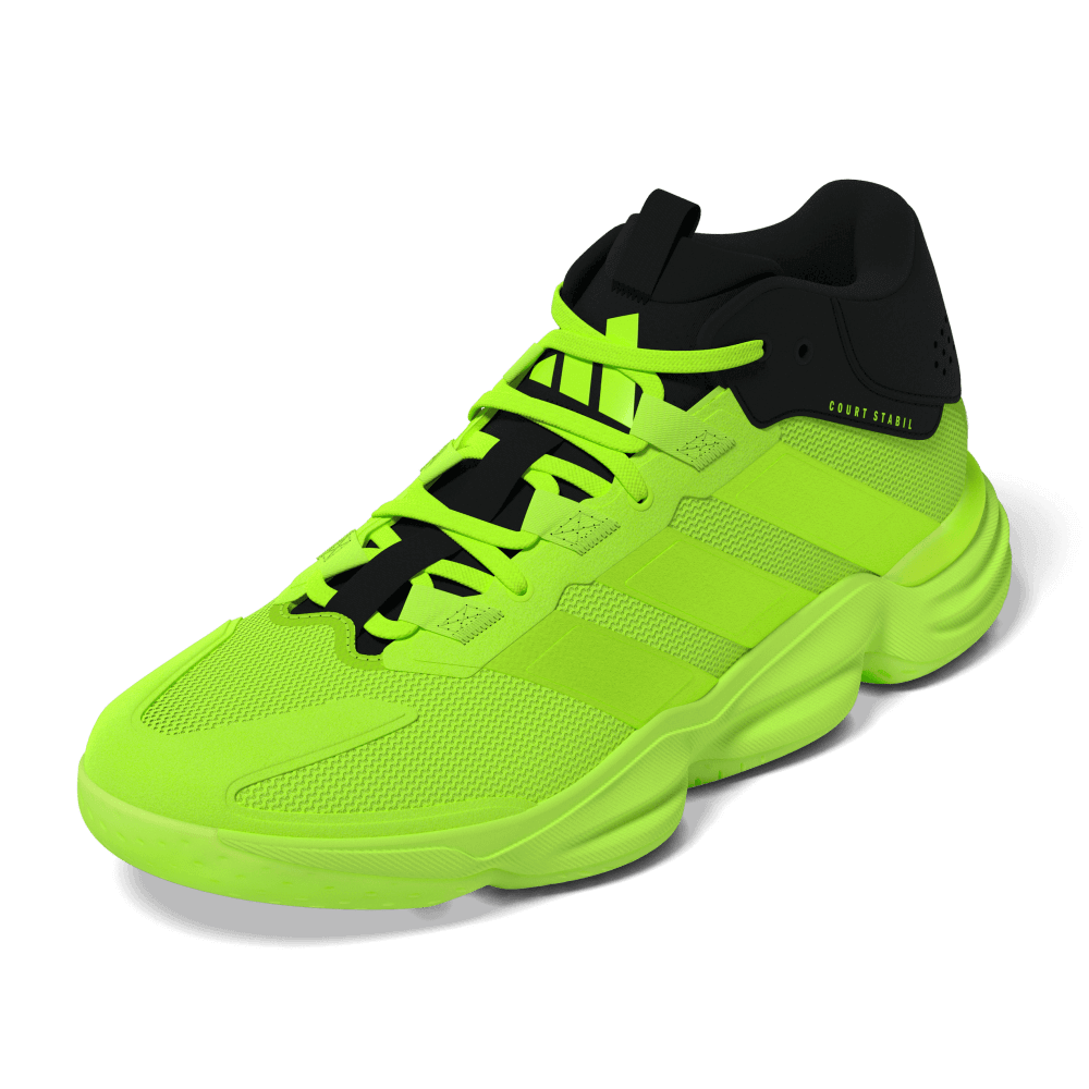 adidas Men's Court Stabil Volleyball Shoe Lemon - 4