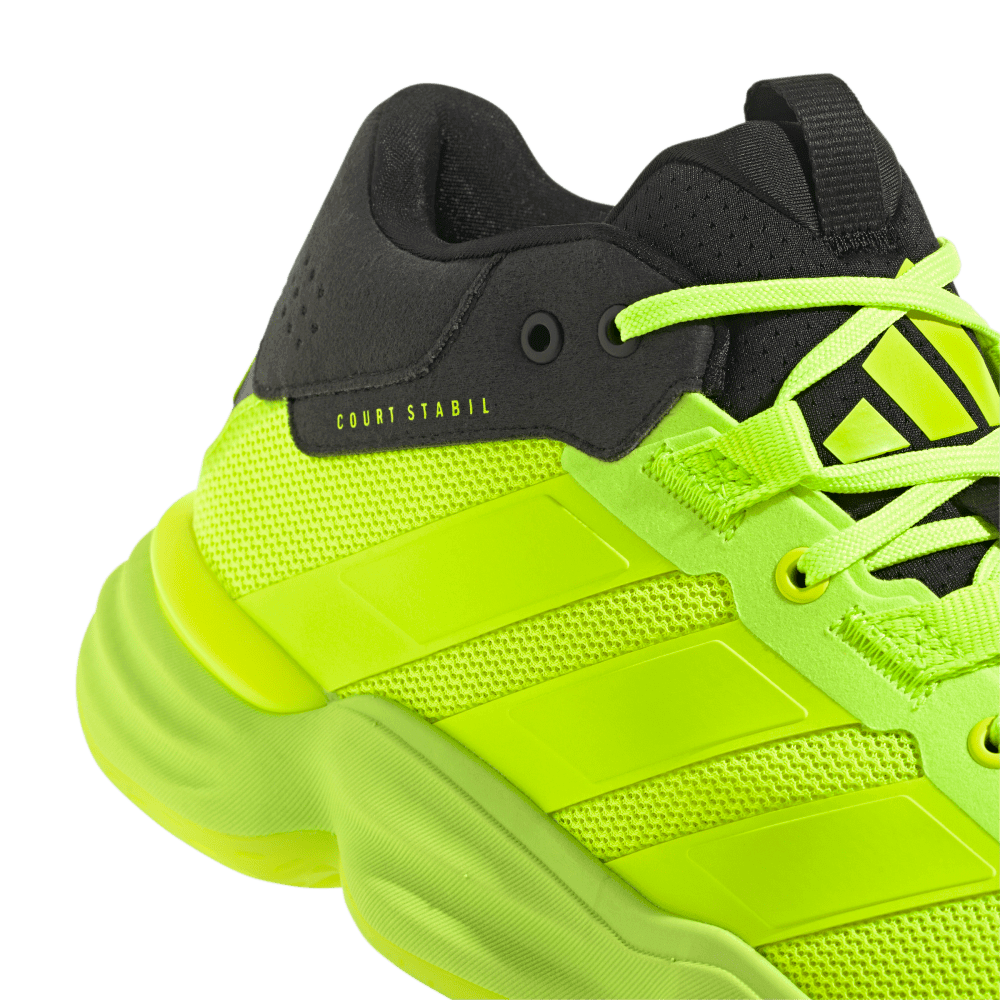 adidas Men's Court Stabil Volleyball Shoe Lemon - 6