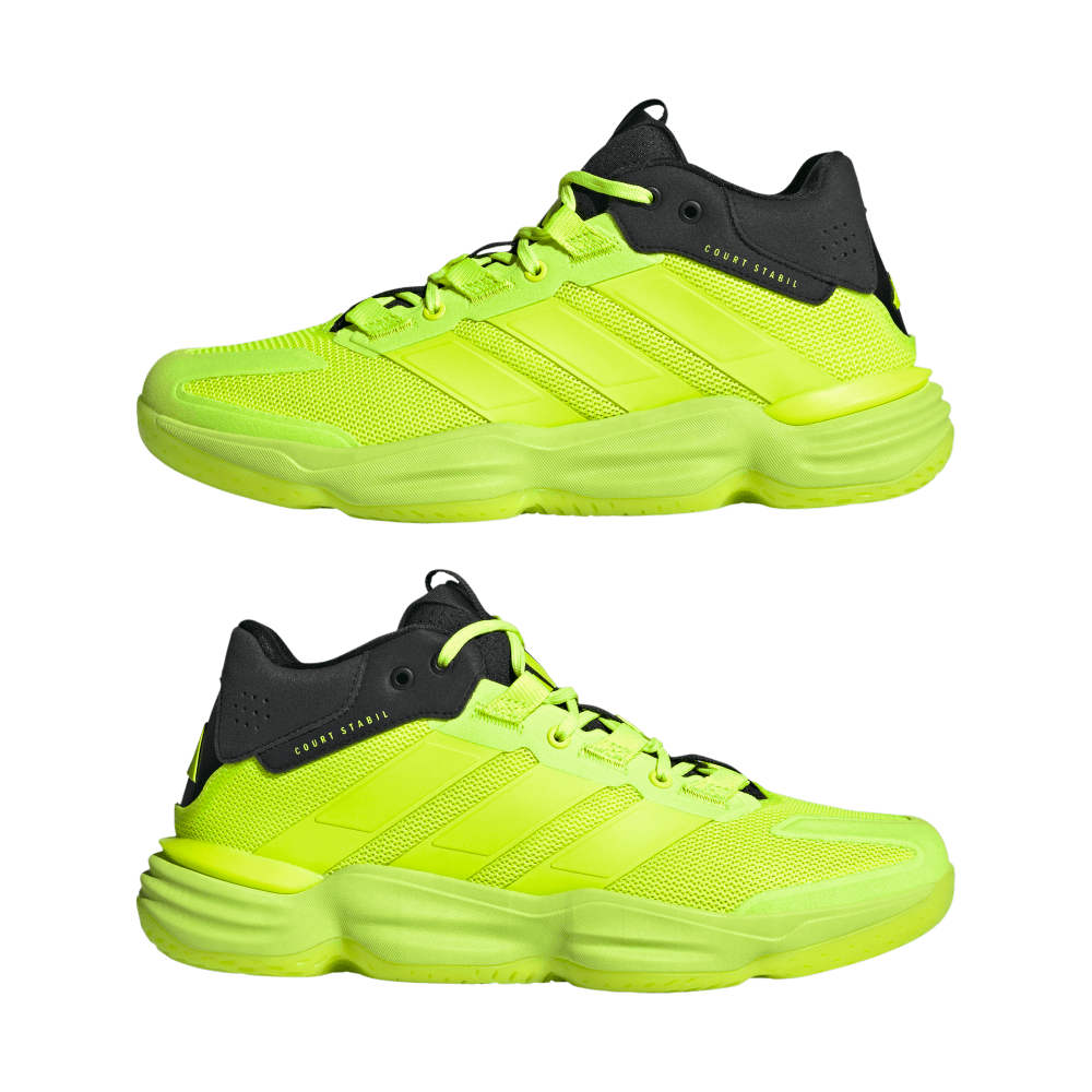 adidas Men's Court Stabil Volleyball Shoe Lemon - 9
