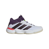 adidas Men's Court Stabil Volleyball Shoe White Black - 1