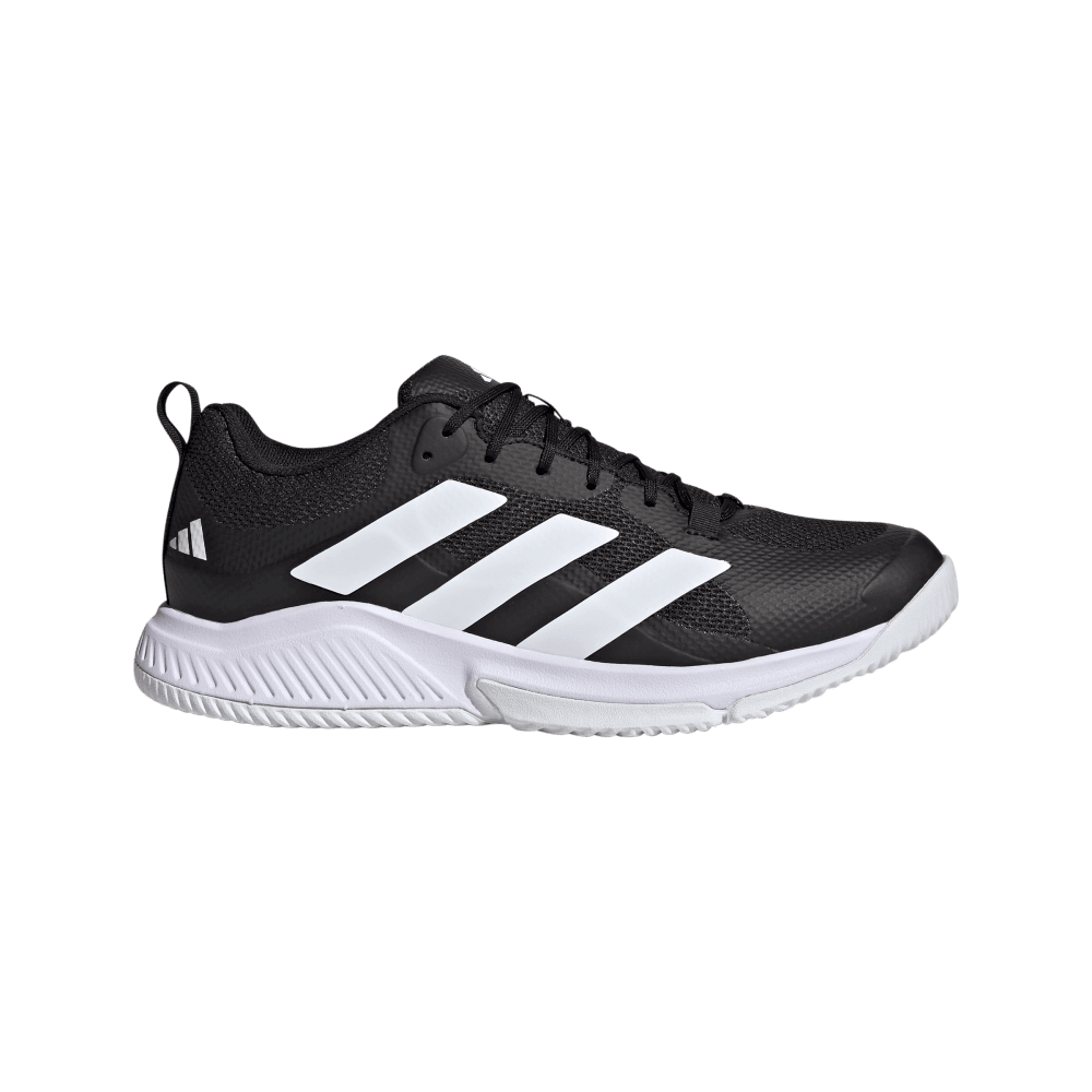 adidas Men's Court Team Bounce 2.0 Volleyball Shoe Black White - 1
