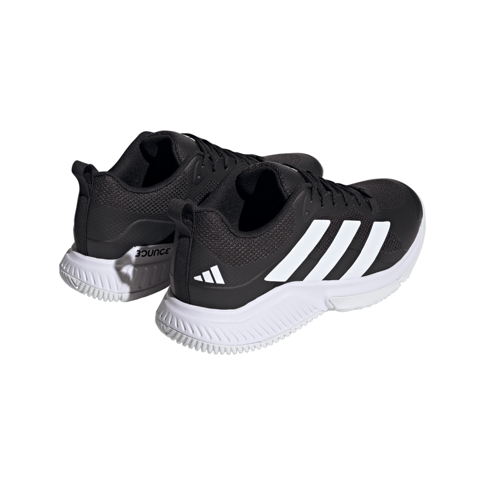 adidas Men's Court Team Bounce 2.0 Volleyball Shoe Black White - 7