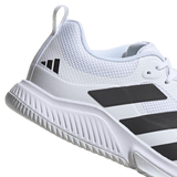 adidas Men's Court Team Bounce 2.0 Volleyball Shoe White Black - 10