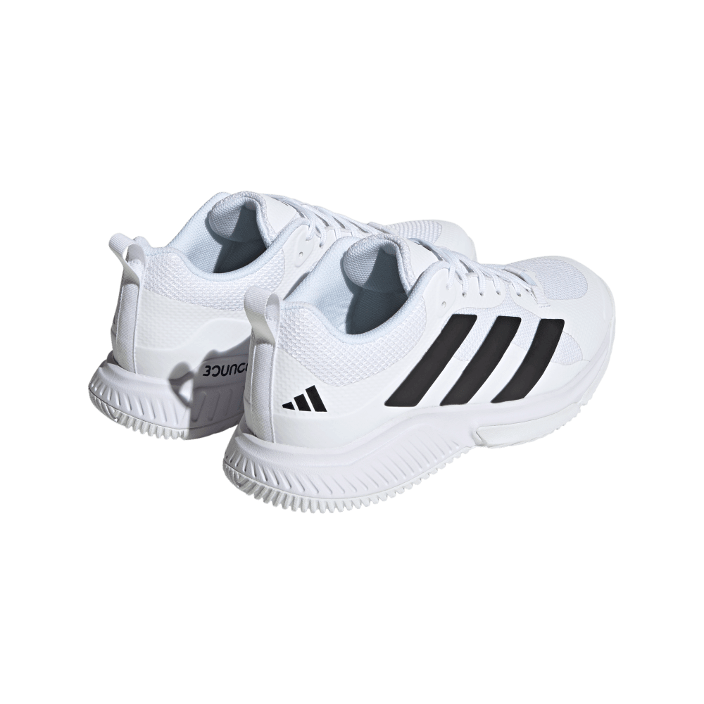 adidas Men's Court Team Bounce 2.0 Volleyball Shoe White Black - 7