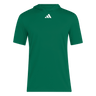 adidas Men's D4T Short Sleeve Lightweight Hoodie Dark Green