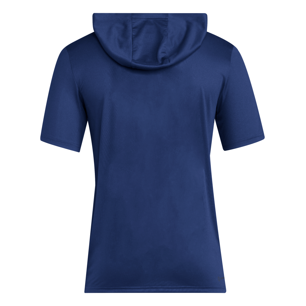 adidas Men's D4T Short Sleeve Lightweight Hoodie Navy_1
