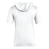 adidas Men's D4T Short Sleeve Lightweight Hoodie White_1