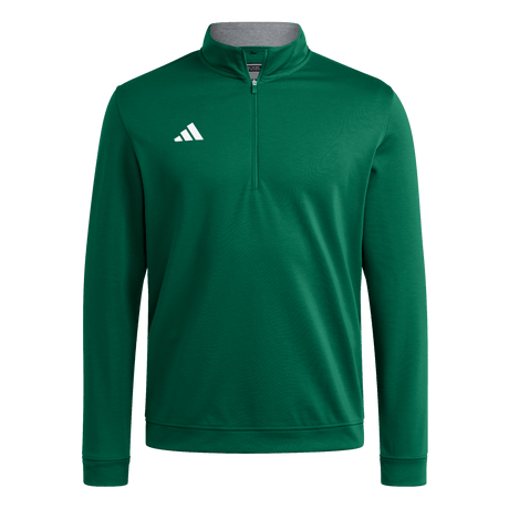 adidas Men's Elevated 1/4 Zip Dark Green