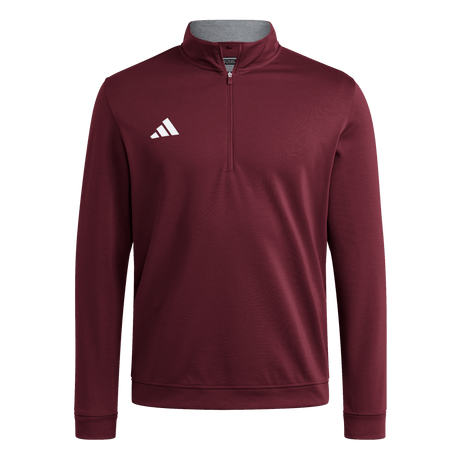 adidas Men's Elevated 1/4 Zip Maroon