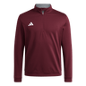 adidas Men's Elevated 1/4 Zip Maroon