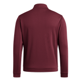 adidas Men's Elevated 1/4 Zip Maroon_1