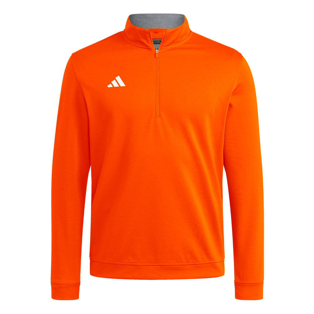 adidas Men's Elevated 1/4 Zip Orange
