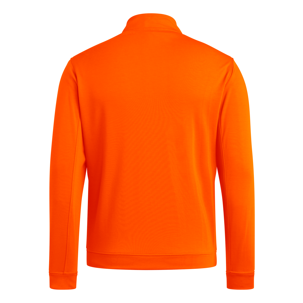 adidas Men's Elevated 1/4 Zip Orange_1