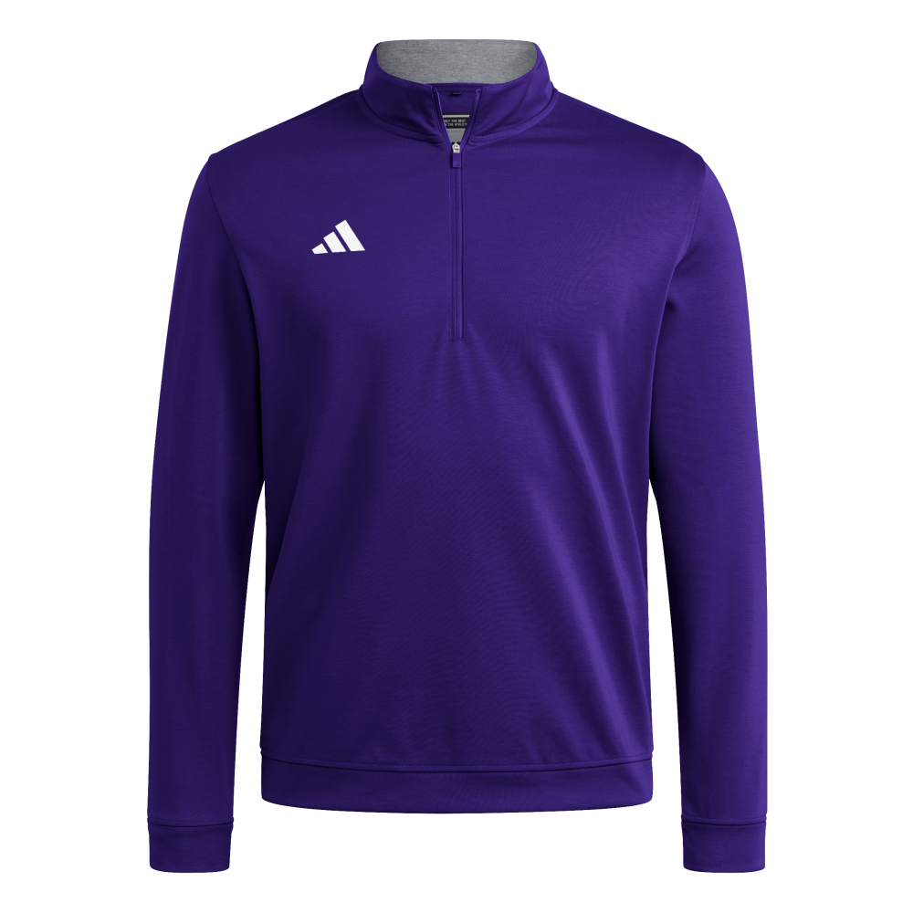 adidas Men's Elevated 1/4 Zip Purple
