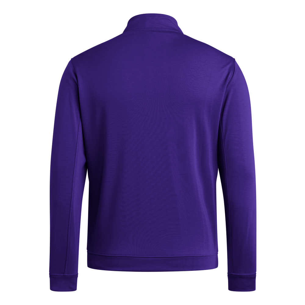 adidas Men's Elevated 1/4 Zip Purple_1