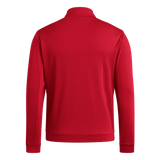 adidas Men's Elevated 1/4 Zip Red_1