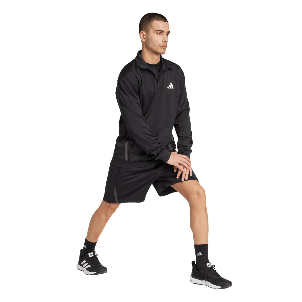 adidas Men's Game&Go 1/4 Zip Black - 4