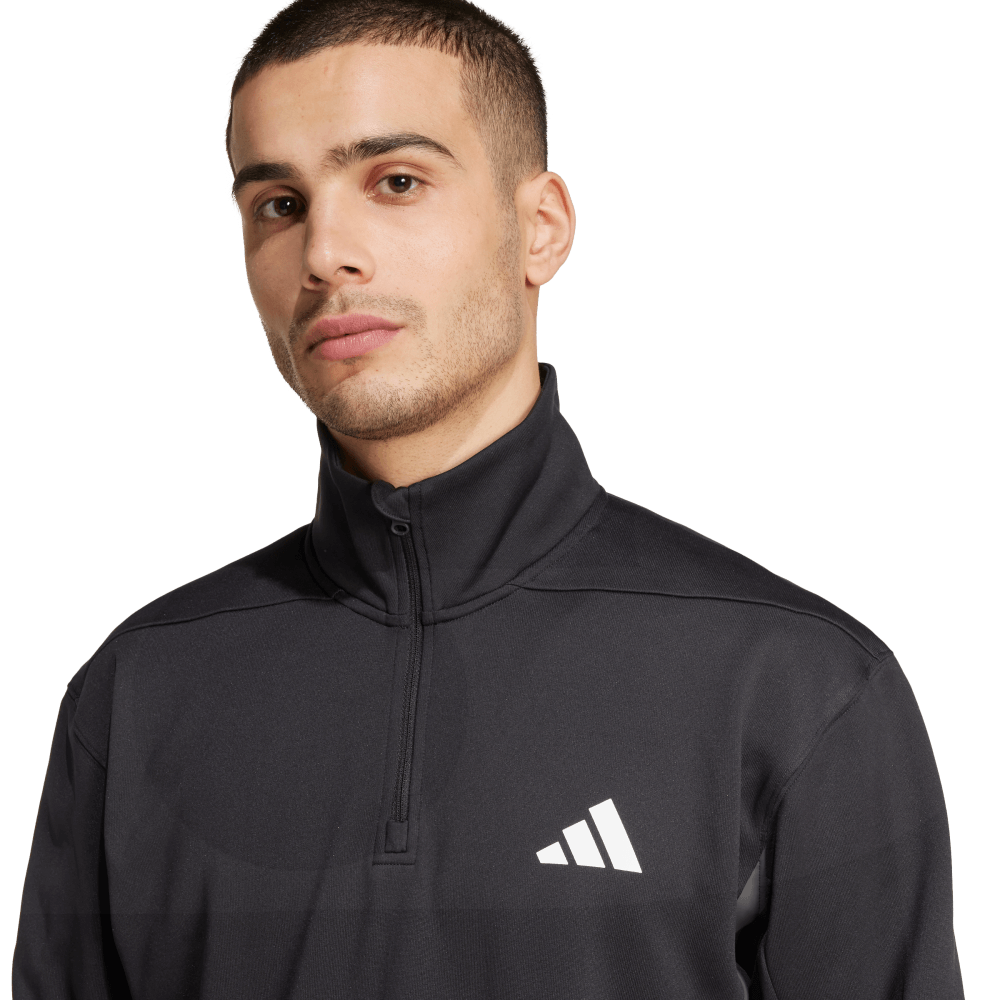 adidas Men's Game&Go 1/4 Zip Black - 5