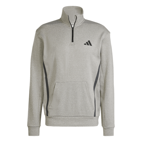adidas Men's Game&Go 1/4 Zip Light Gray - 1